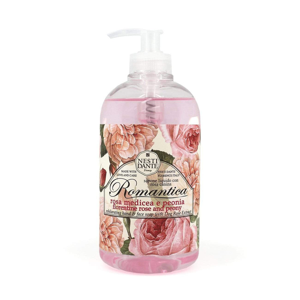 Nesti Dante Romantica Florentine Rose & Peony Liquid Soap 500ml Nesti Dante Romantica Florentine Rose & Peony Liquid Soap 500ml